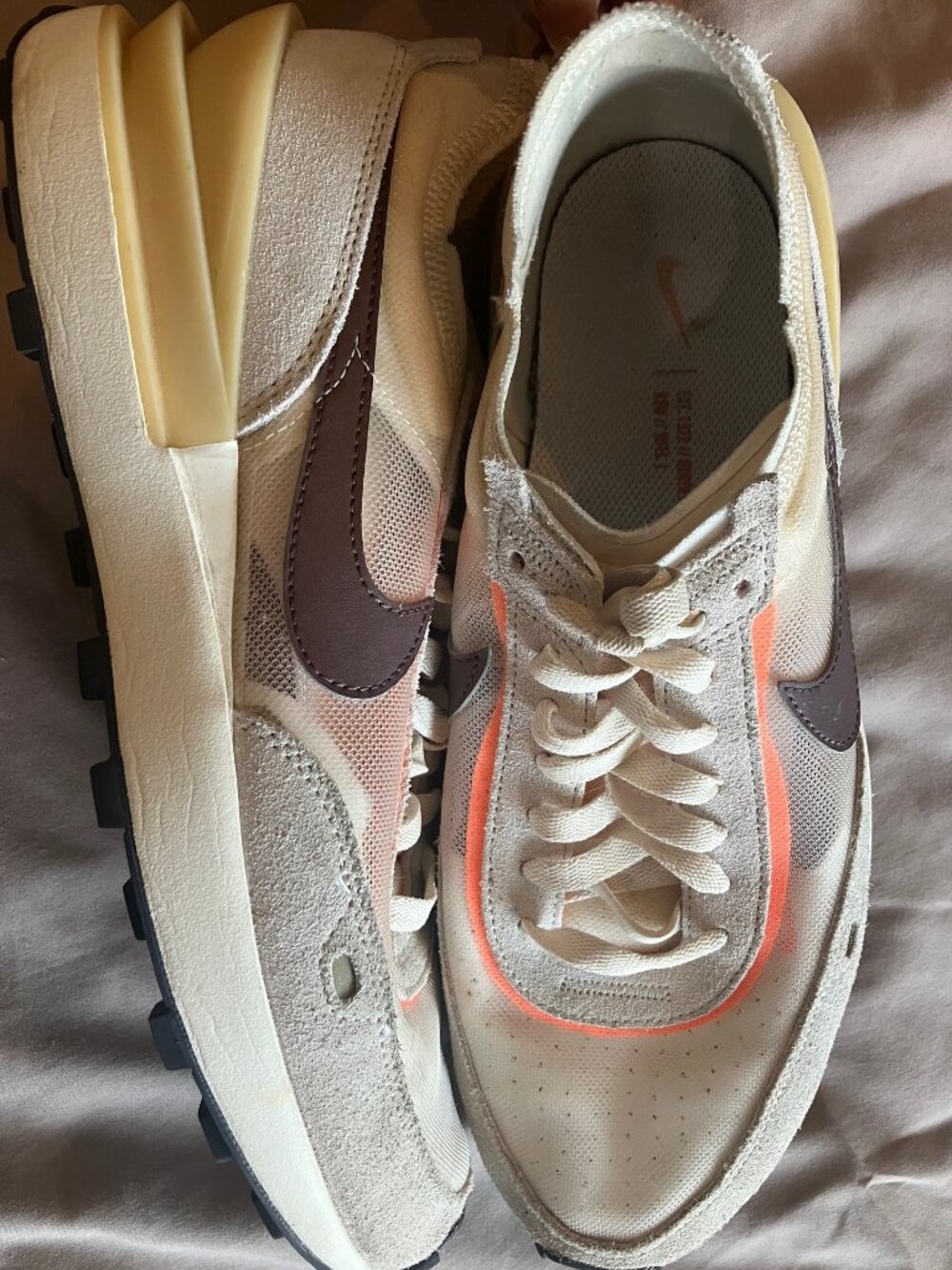 Nike Waffle One NSW WFFL 1 Sneakers Coastal Retro Y2K Athleisure Size 9